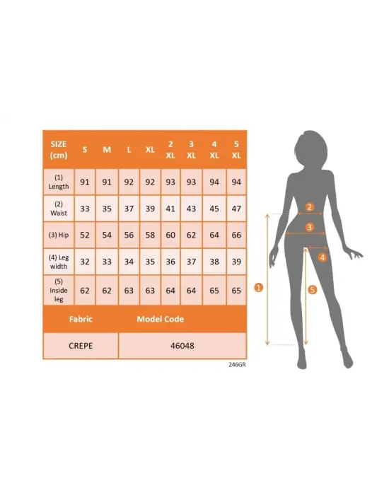 Omarı Yüksek Bel Krep Pantolon Modelleri