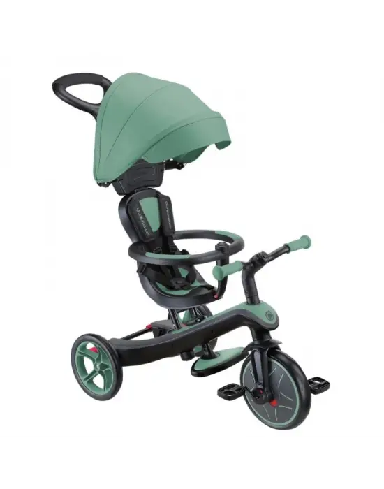 Globber Explorer 4in1 Trike Bisiklet Zeytin Yeşili