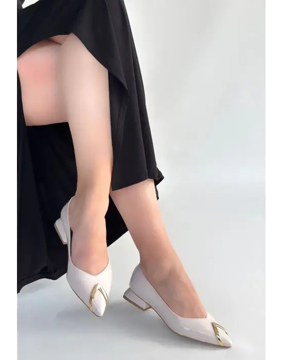   Bej Rugan Babet Ayakkabı