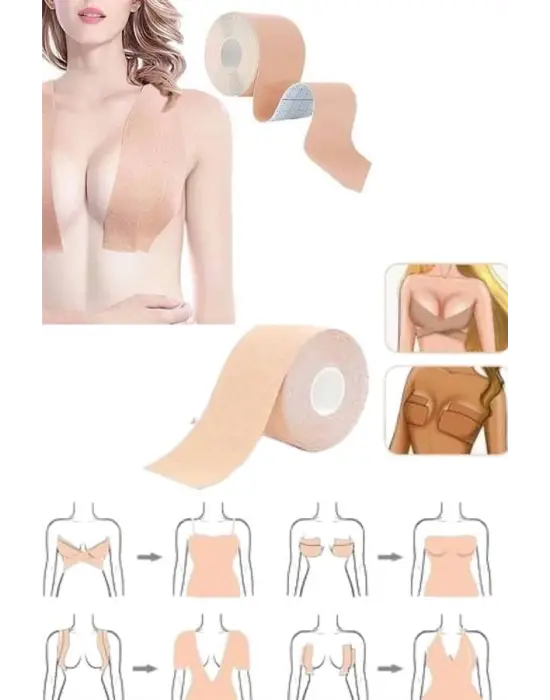 Göğüs Bandı Toparlayıcı Ve Şekillendirici Tere Ve Suya Dayanıklı Esnek Yapılı Hassas Ciltlere Uygun