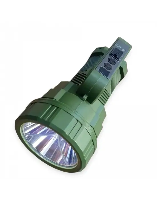 Gold Police Gp-680 Şarjlı El Feneri Projektör 100 Watt
