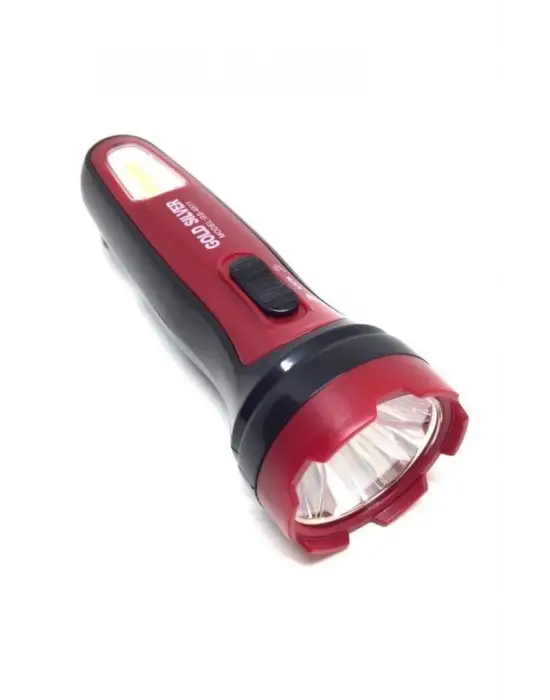 Gold Sılver Gs-4511 1 Watt+1 Watt Cob Ledli Şarjlı El Feneri