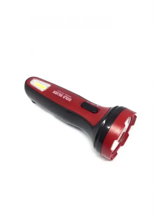 Gold Sılver Gs-4531 3 Watt+1 Watt Cob Ledli Şarjlı El Feneri