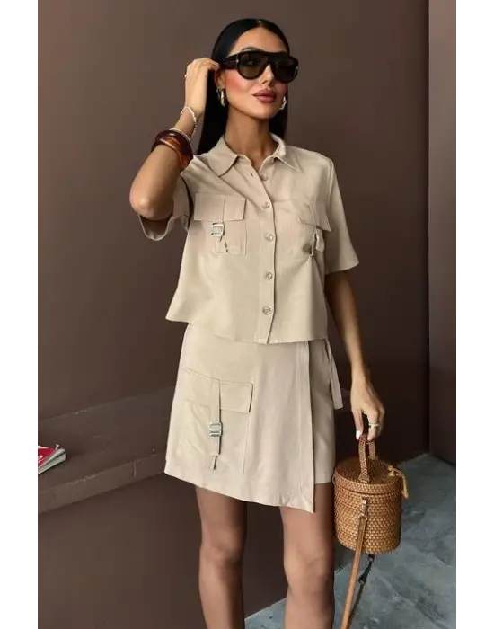 Omarı Şık Viscon Keten Takım