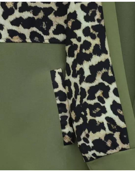 Tarz Boydan Fermuarlı Pantolonlu Takım