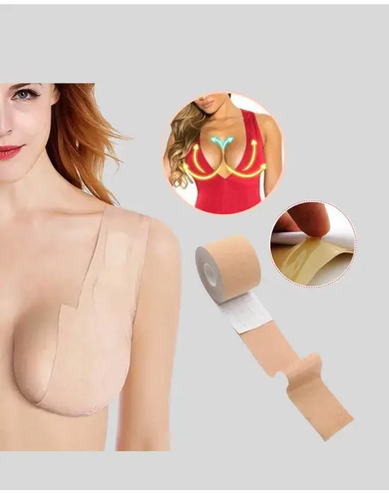 Görünmez Destekleyici Göğüs Bandı – Askısız Ve Sırtı Açık Kıyafetler İçin