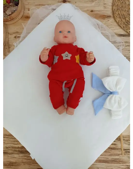 Göz Alıcı Bebek Battaniyesi My Prince Taç Nakışlı