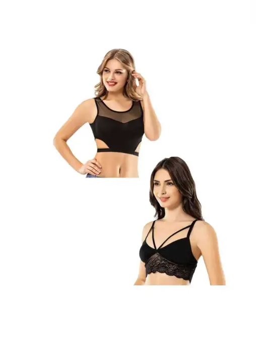 Göz Alıcı Tül Modelli Büstiyer