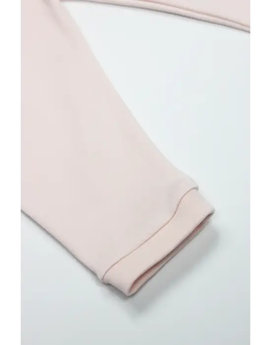 Pembe Ekru Patiksiz Tek Alt