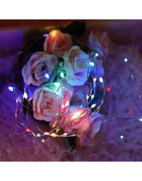 Greyder Gd957 Şerit Pilli Aydınlatma 3 Metre 30 Adet Beyaz Peri Led