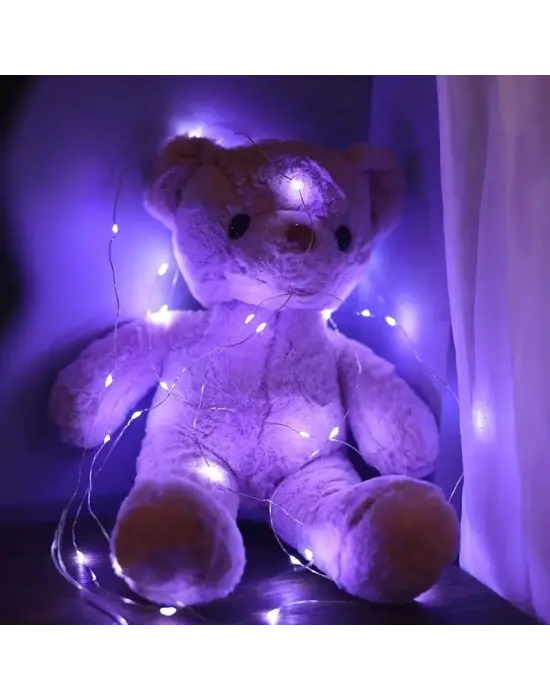 Greyder Gd957 Şerit Pilli Aydınlatma 3 Metre 30 Adet Beyaz Peri Led