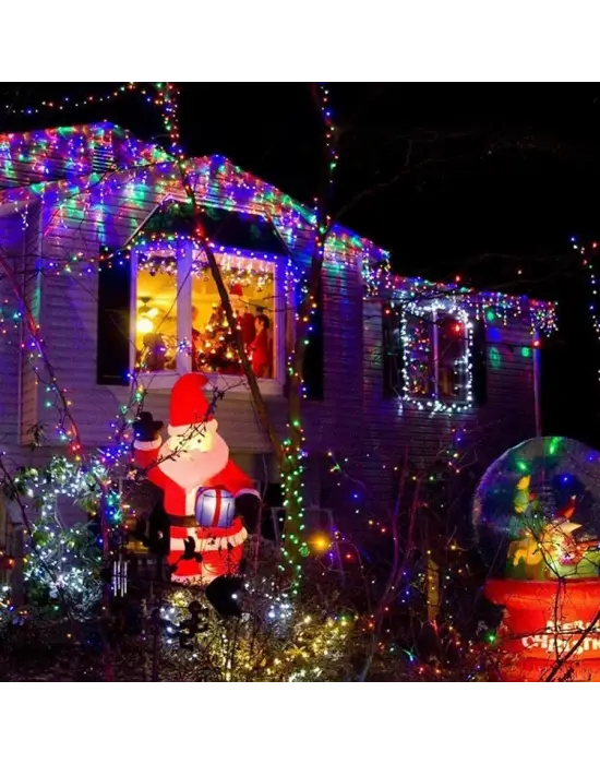 Greyder Gd967 Şerit Pilli Aydınlatma 5 Metre 50 Adet Rgb Peri Led