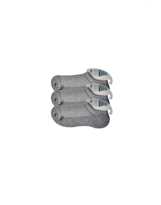 Omarı Gri Erkek Görünmez Çorap Seti