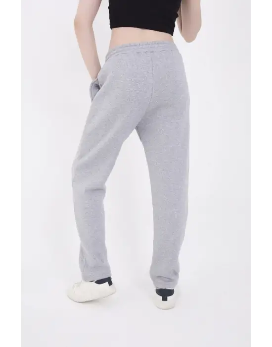 Omarı Modern Gri Boru Paça Baskılı Eşofman Pantolon