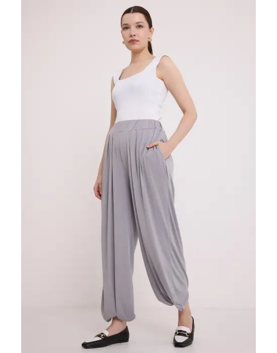 Gri Şalvar Pantolon 6659