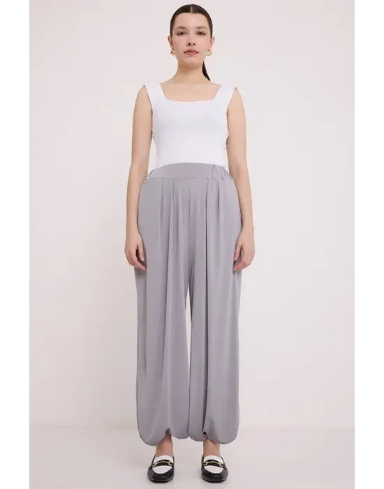 Gri Şalvar Pantolon 6659