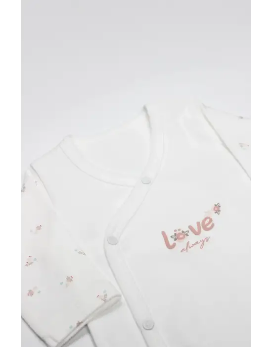 Grow İn Lowe Kravuze Body 17106 Pembe Ekru