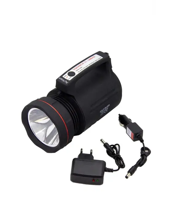 Gs-8006 Parlak Ledli Taşınabilir Şarj Edilebilir El Feneri 15w