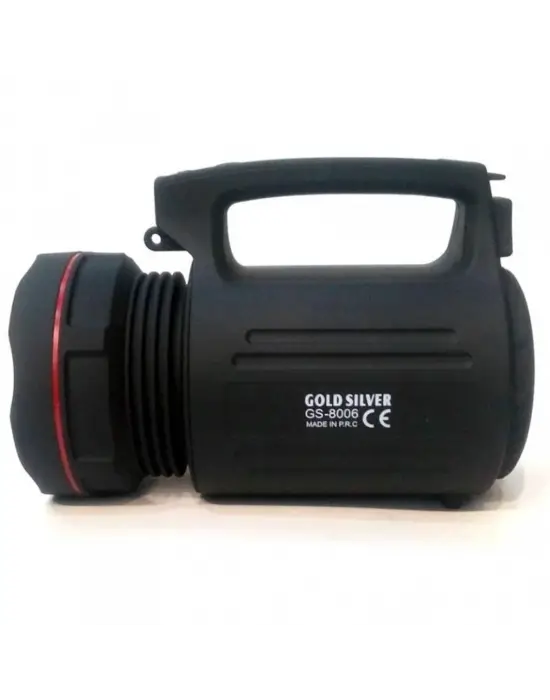 Gs-8006 Parlak Ledli Taşınabilir Şarj Edilebilir El Feneri 15w