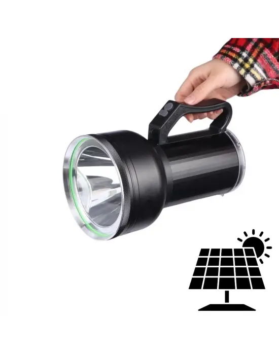 Gt Led Taşınabilir Güneş Solar Ledli Fener  Wt-415