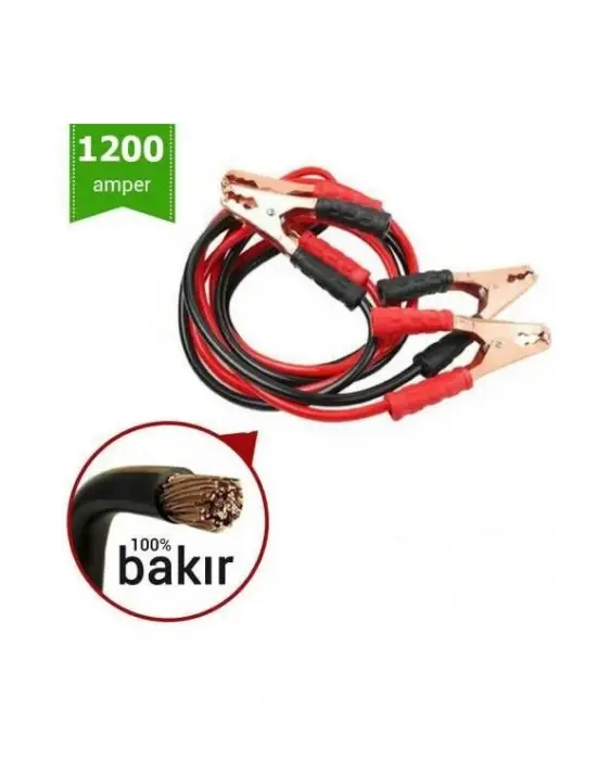 Omarı Güçlü Akü Takviye Kablosu Amper