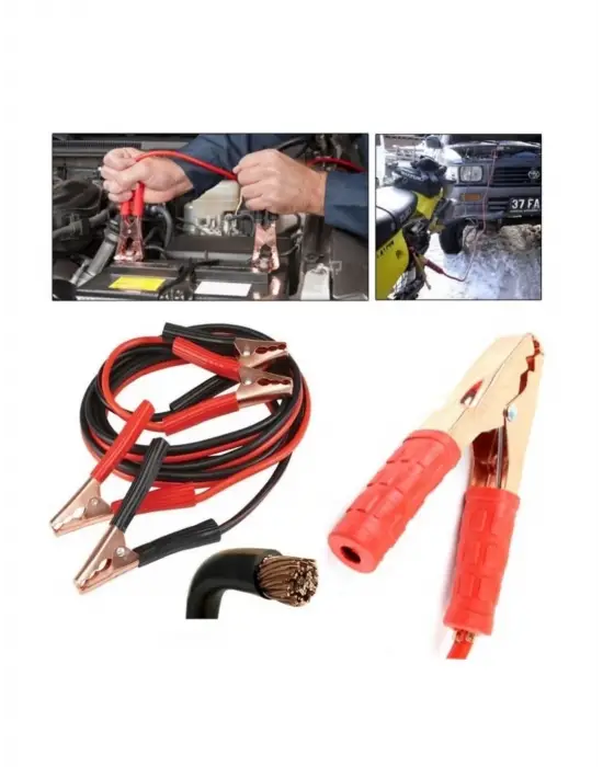 Omarı Güçlü Akü Takviye Kablosu Amper