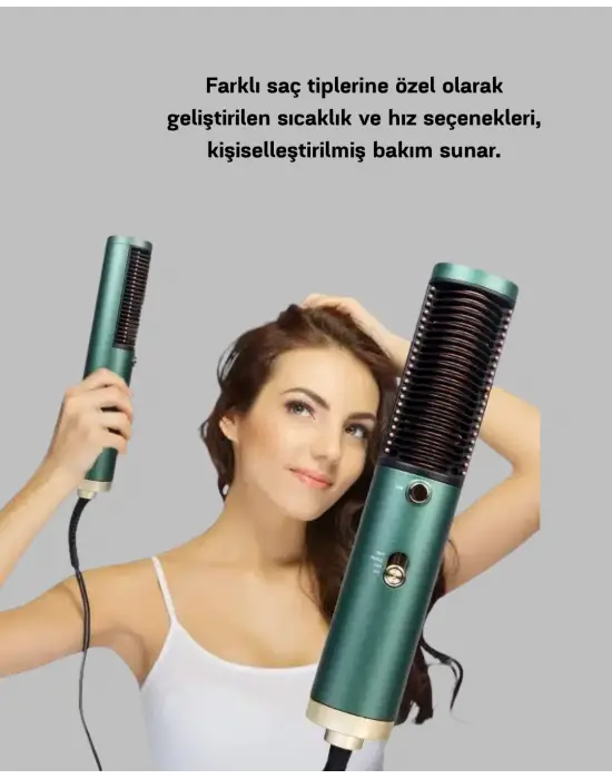 Güçlü İyonik Saç Kurutma Makinesi 3 Kademeli Isı Ve 360° Dönebilen Kablo