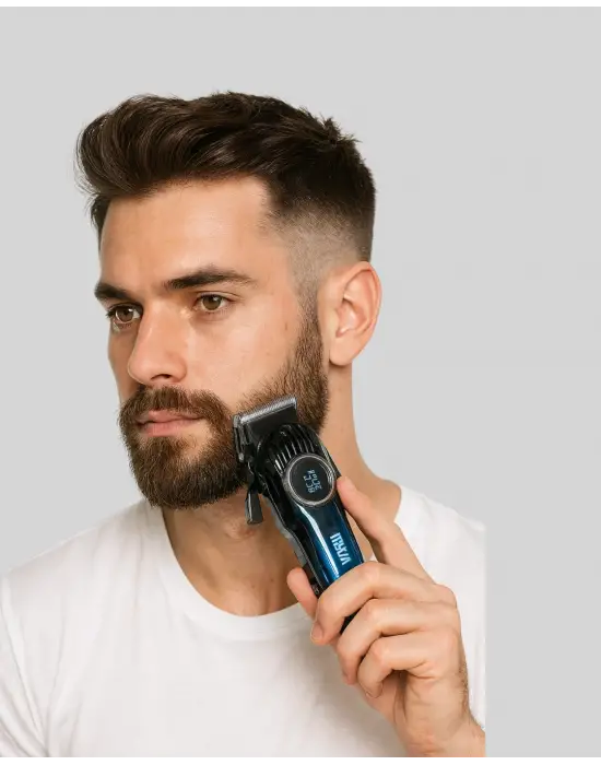 Güçlü Motorlu Paslanmaz Çelik Bıçaklı Saç Kesim Makinesi