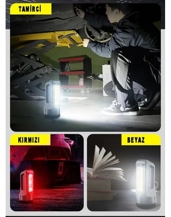 Güçlü Şarjlı Fener Masa Lambası  Wt-603