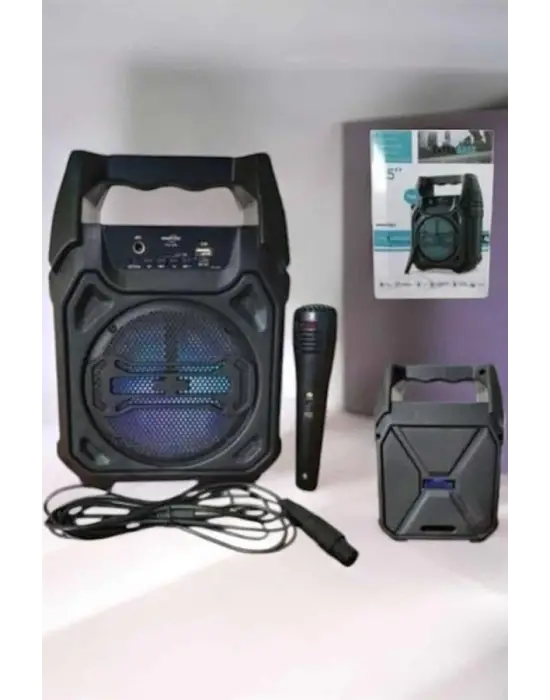 Güçlü Ve Şarj Edilebilir Bluetooth Hoparlör 6.5 İnç