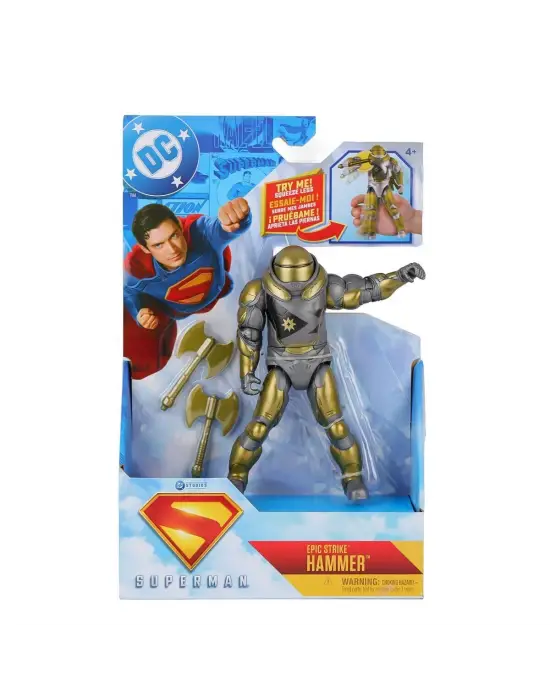 Omarı Efsanevi Saldırı Superman Figürü