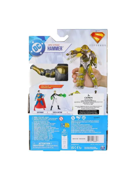 Omarı Efsanevi Saldırı Superman Figürü