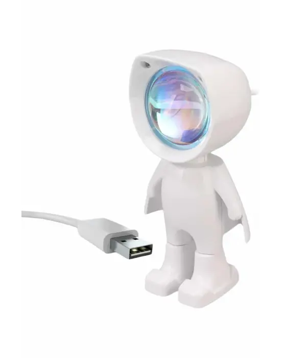 Gün Batımı Projektör Lamba Astronot Görünümlü Dekoratif Masa Lambası