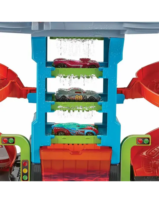 Omarı Mega Araba Yıkama Kulesi - Çocuklar İçin Eğlenceli Oyun Seti