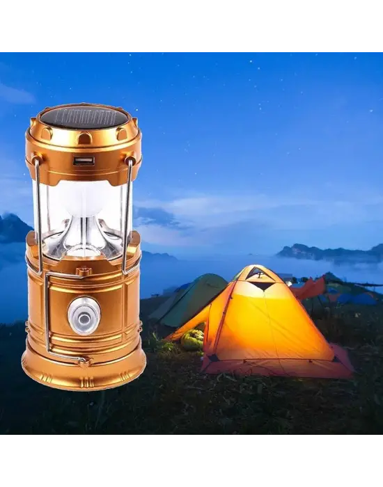 Güneş Enerjili Çok Fonksiyonlu Kamp Feneri