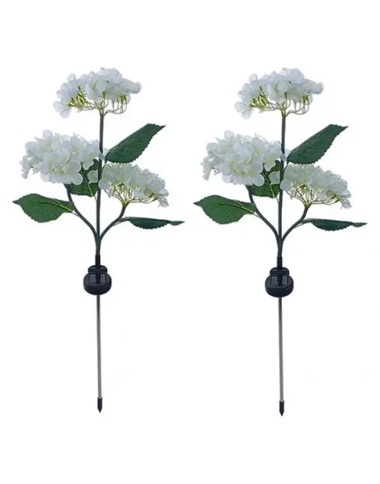 Güneş Enerjili Kazıklı Çiçek Led Lamba