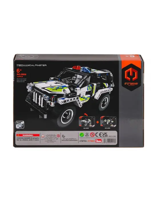 Omarı Güneş Işığında Koruyucu Polis Motosikleti Parçası