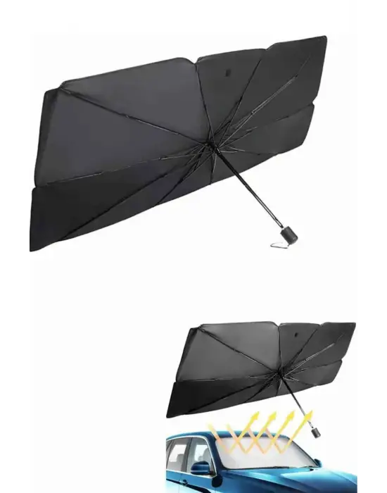 Güneş Önleyici Katlanabilir Oto Araba Güneşlik Şemsiye Tip Ön Cam
