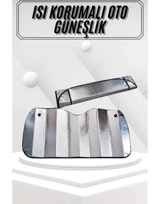 Güneşlik Koruyucu Perde Metalize Oto Araç Araba Güneşliği Ön Cam Güneşliği