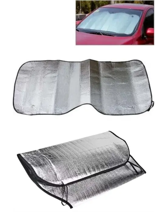 Güneşlik Koruyucu Perde Metalize Oto Araç Araba Güneşliği Ön Cam Güneşliği