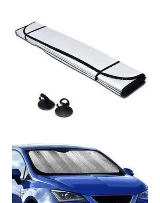 Güneşlik Koruyucu Perde Metalize Oto Araç Araba Güneşliği Ön Cam Güneşliği