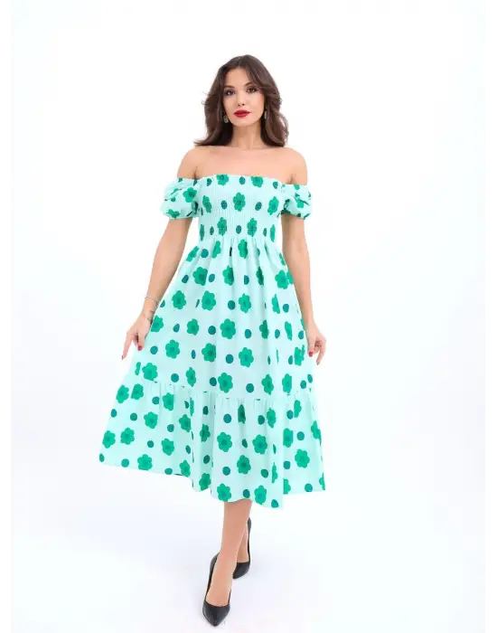 Omarı Zarif ve Şık Siyah Payetli Elbise