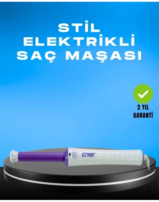 Gw Saç Kıvırma Makinesi – 360° Döner Başlık, Negatif İyon Teknolojisiyle