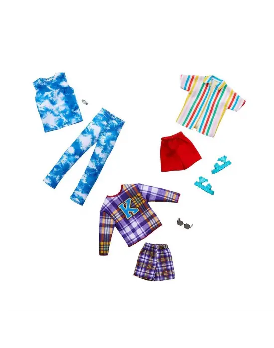 GWC31 Ken Fashion - Ken Kıyafet ve Aksesuar Seti