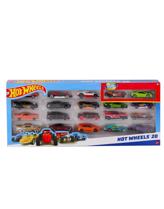 H7045 Hot Wheels 20li Araba Seti