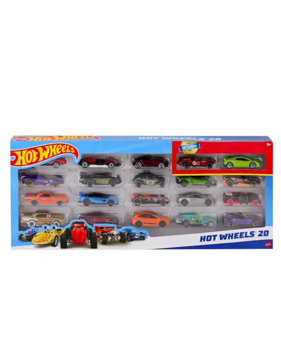 H7045 Hot Wheels 20li Araba Seti