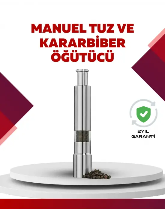 Hafif Ve Kompakt, Taşınabilir Baharat Öğütücü - Mutfak Ve Masa İçin