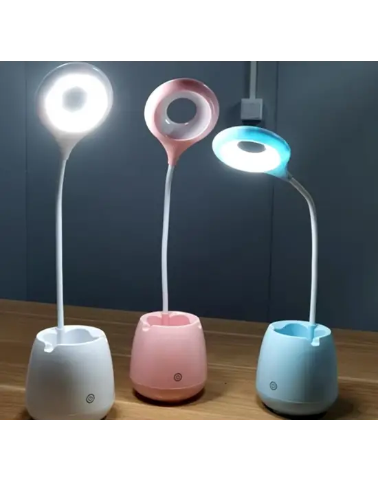 Halka Led Usb Şarjlı Masa Lambası