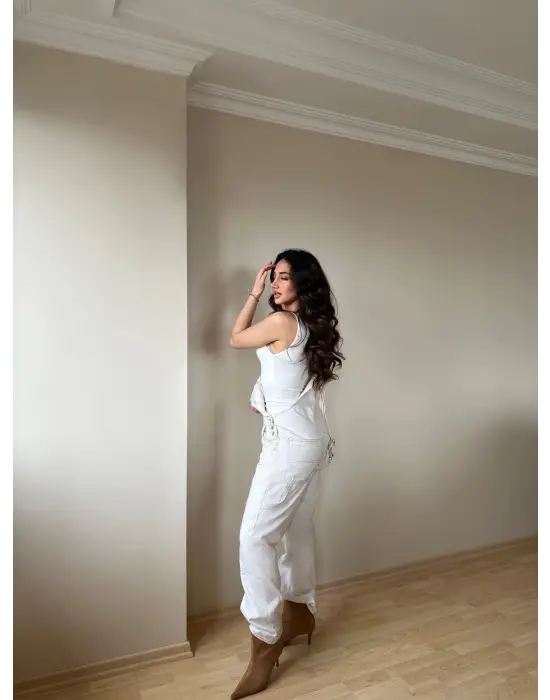 Trend Beyaz Bodysuit