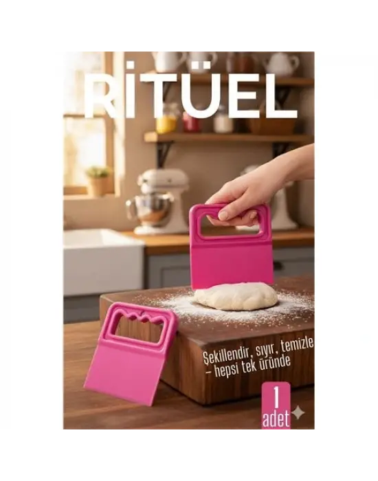 Hamur Kesici Kazıyıcı ve Spatula  - Esnek Yapı ile Unlu Mamul Hazırlığı İçin Pratik Yardımcı